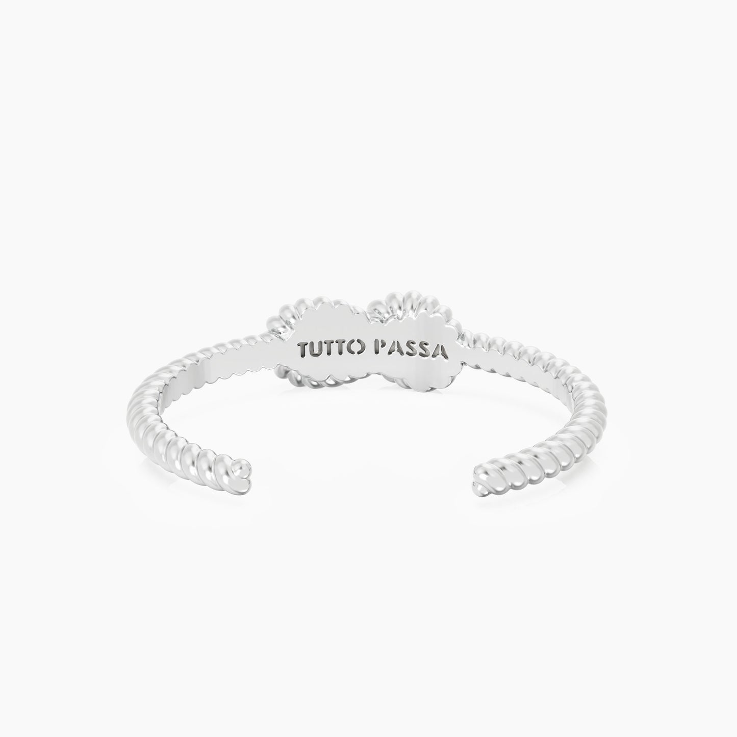 KNOT CUFF silver