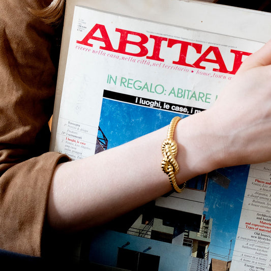KNOT CUFF gold