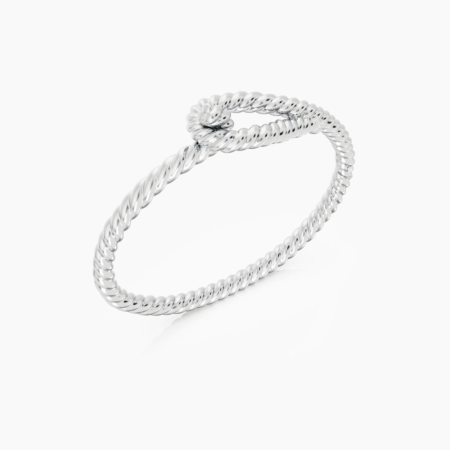 LOOP BANGLE silver