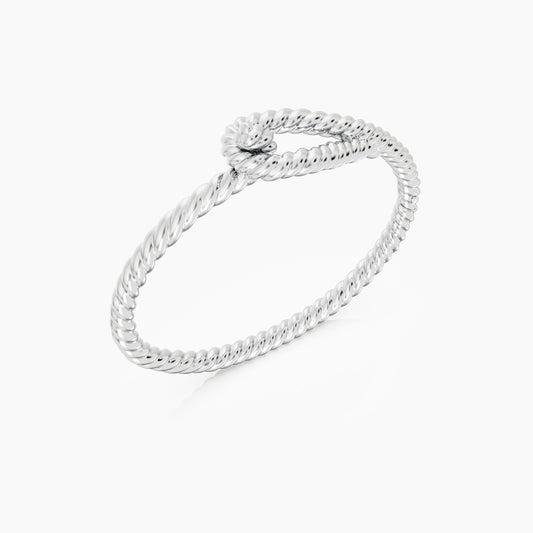 LOOP BANGLE silver