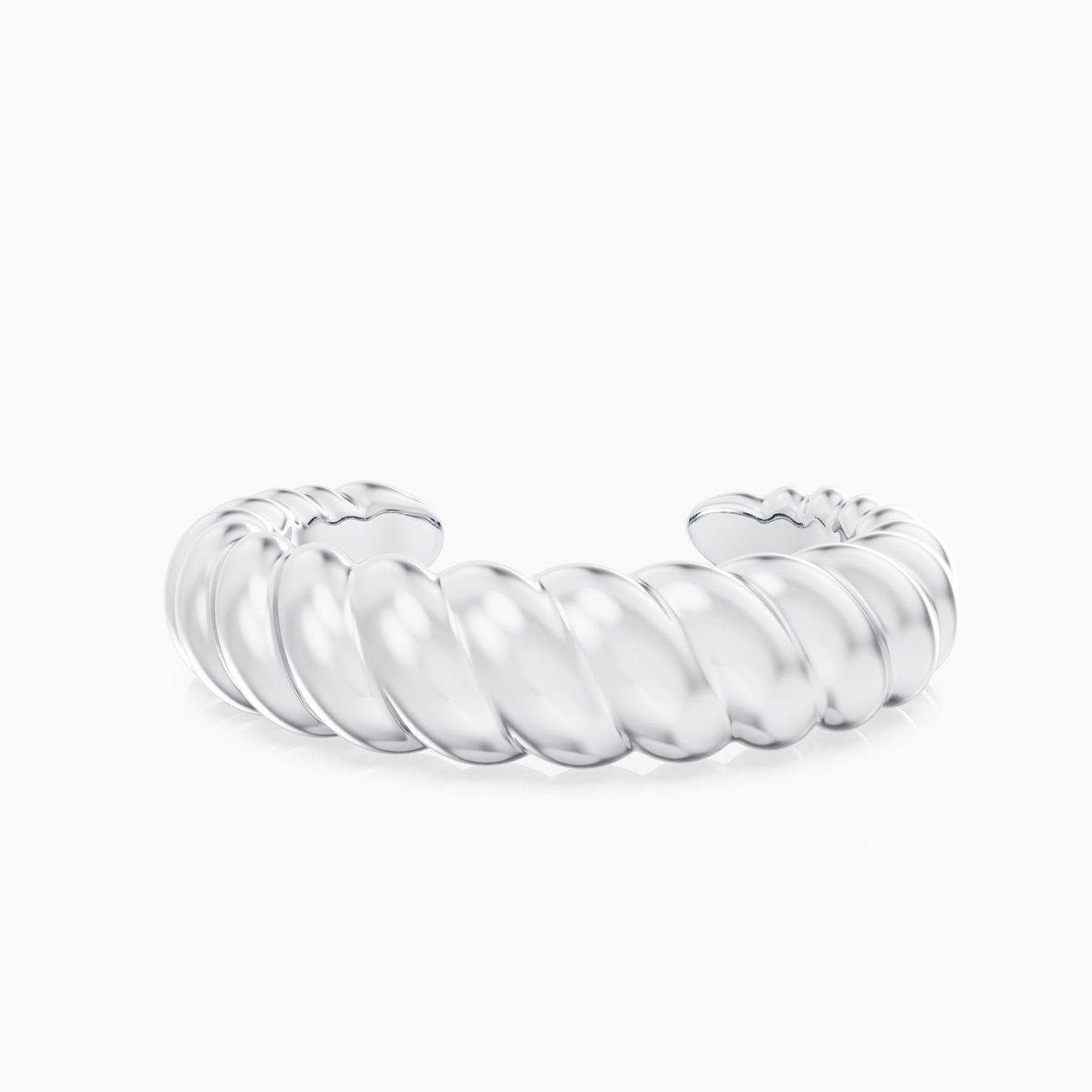 ROPE CUFF silver